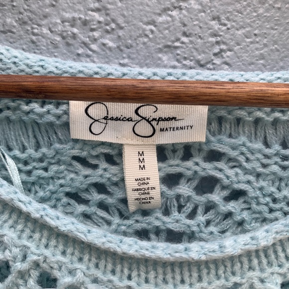 Jessica Simpson soft maternity crochet sweater M - Picture 4 of 8
